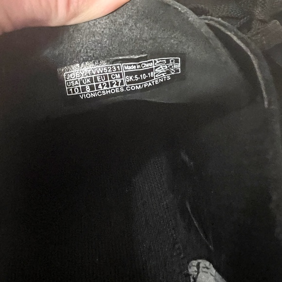 Vionic Nubuck Leather Lightweight Walking Comfort Orthotic Sneakers Womens 10 - Picture 8 of 9